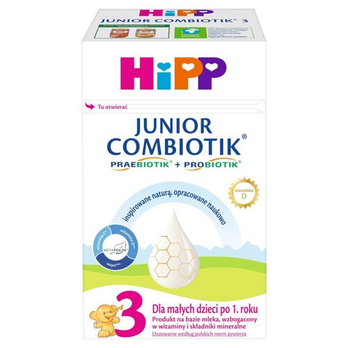 Junior combiotik 3 mleko modyfikowane HIPP 550 g