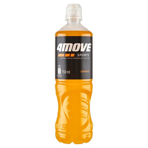 Napój izotoniczny niegazowany pomarańczowy 4Move 750 ml