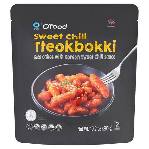 Kluski ryżowe Tteokbokki ze słodkim sosem chili O'Food 290 g