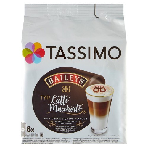 Kawa mielona Baileys Latte Macchiato Tassimo 8 kapsułek