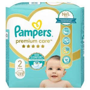 Premium care  rozmiar 2 ( 4 - 8 kg ) Pampers 23 sztuki