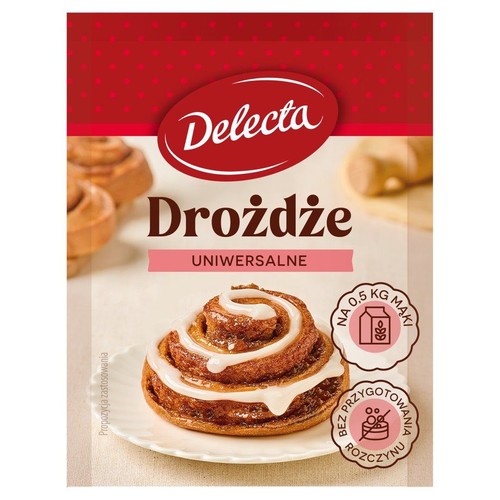 Drożdże uniwersalne suszone instant Delecta 8 g