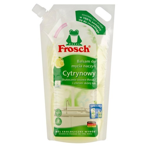 Balsam do mycia naczyń cytrynowy (zapas) Frosch 1 l