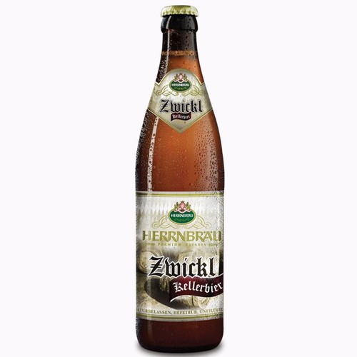 Piwo niemieckie jasne Zwickl alk. 5,5 obj. Herrnbräu  500 ml