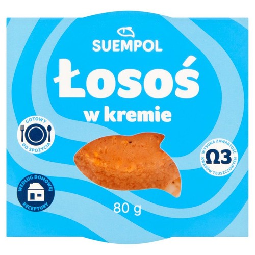 Łosos wędzony w kremie  Suempol 80 g