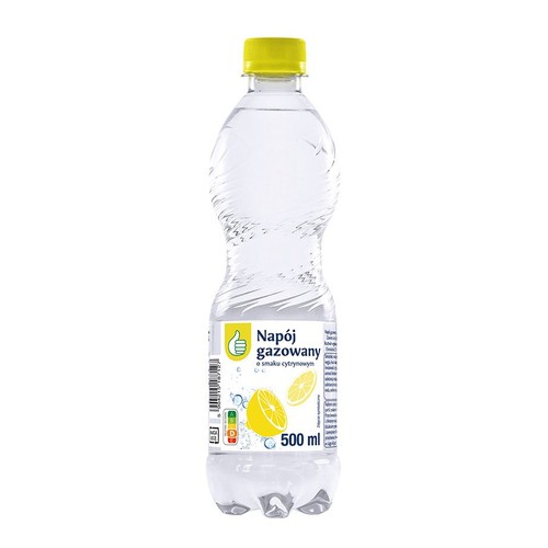 Napój gazowany o smaku cytrynowym  Auchan 500 ml