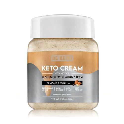 Keto Krem z olejem MCT migdał i wanilia BeKeto 250 g