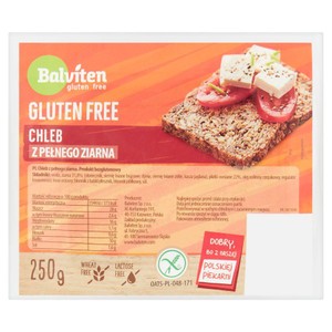 Chleb z pełnego ziarna Balviten  250 g