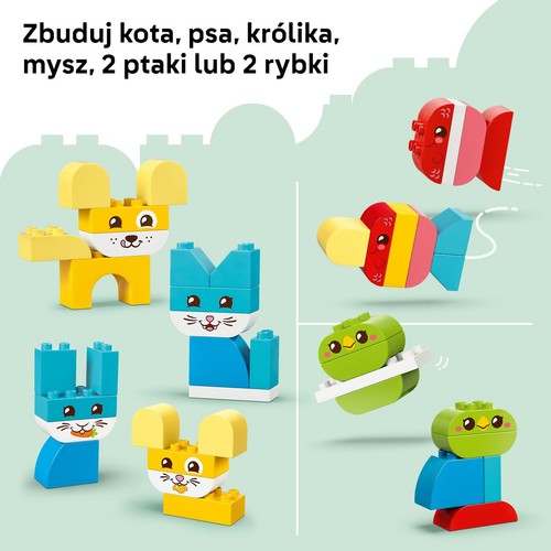 Mój pierwszy zestaw DUPLO® Kreatywne zwierzaki 3 w 1 10477 LEGO 1 sztuka