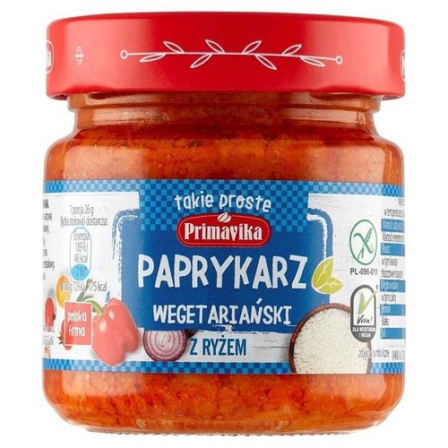 Paprykarz wegetariański z ryżem Primavika 160 g