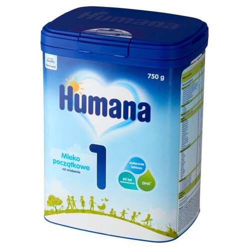 Mleko początkowe od urodzenia 1 Humana 750 g 