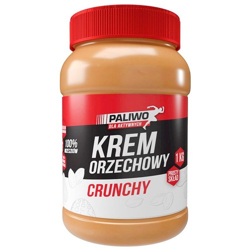 Krem z orzeszków ziemnych crunchy NaturaVena 1 kg