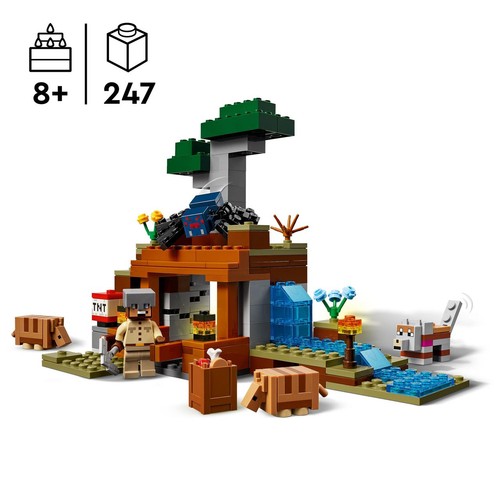Minecraft® Wyprawa do pancernikowej kopalni 21269 LEGO 1 sztuka
