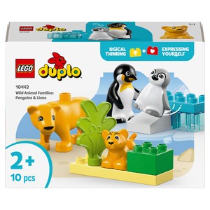 DUPLO® Rodziny dzikich zwierząt: pingwiny i lwy 10442 LEGO 1 sztuka