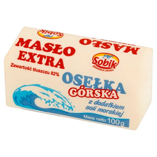 Masło ekstra z dodatkiem soli morskiej Sobik 100 g