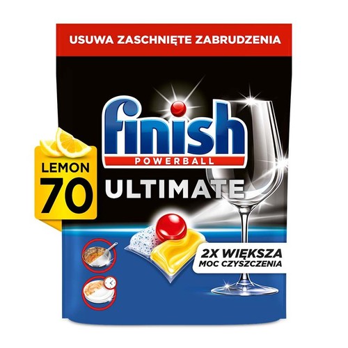 Kapsułki do zmywarki Ultimete lemon Finish 70 kapsułek