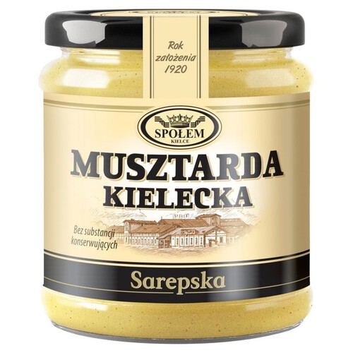 Musztarda Kielecka sarepska Społem Kielce 190 g