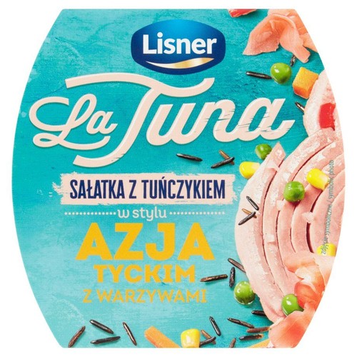 Sałatka z tuńczykiem w stylu azjatyckim z warzywami Lisner 160 g