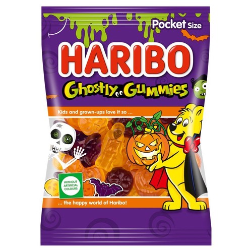 Żelki owocowe Ghostly Gummies  Haribo 90 g
