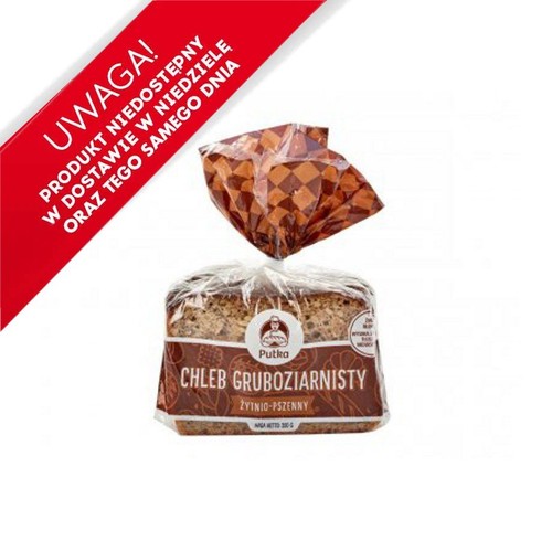 Chleb gruboziarnisty żytnio-pszenny Putka 350 g 