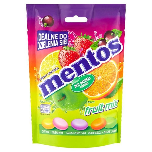 Cukierki do żucia Fruit Mix Mentos 160 g