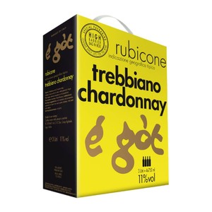 Wino Trebbiano Chardonnay białe półwytrawne alk.11% obj. EGot 3 l