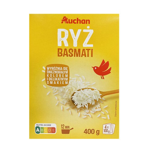 Ryż Basmati Auchan 4 x 100 g