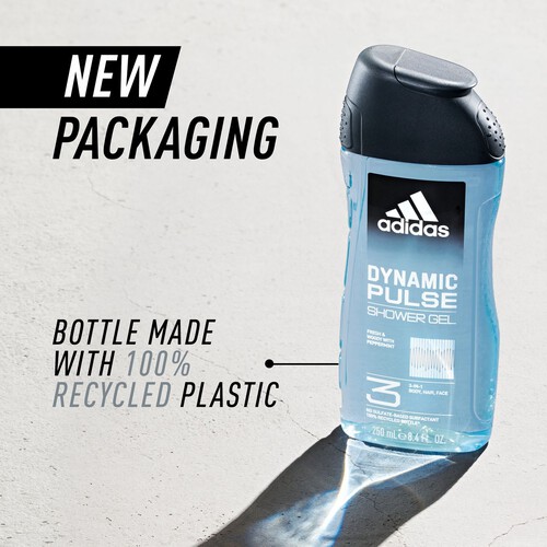 Żel pod prysznic Dynamic Pulce 3w1 Adidas 400 ml