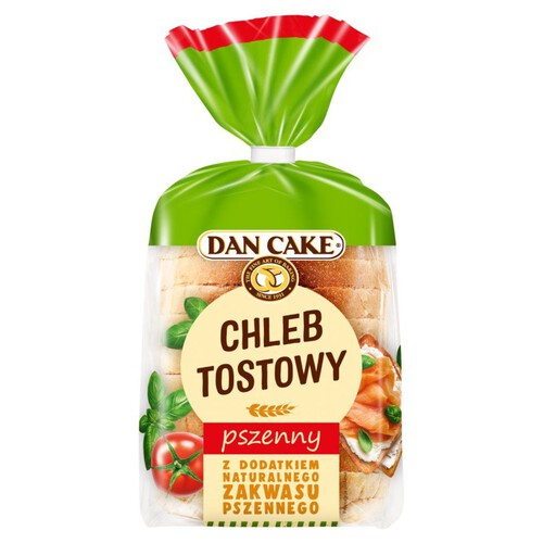 Chleb tostowy pszenny krojony Dan Cake 250 g