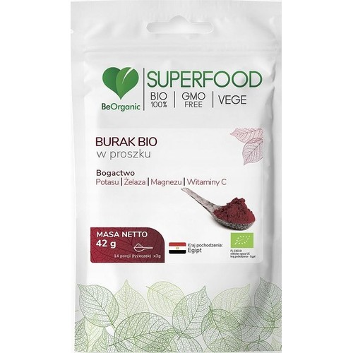BIO Superfood Burak sproszkowany Be Organic 42 g