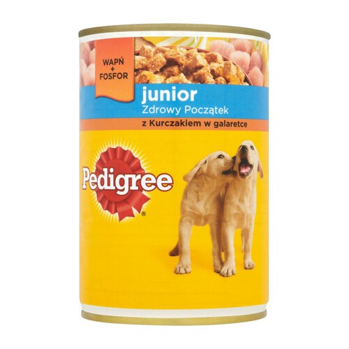 Junior Karma dla psów z kurczakiem Pedigree 400 g