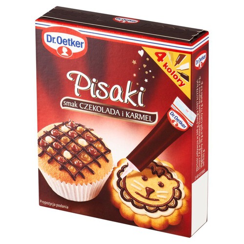 Pisaki cukrowe smak czekolada i karmel Dr. Oetker 76 g