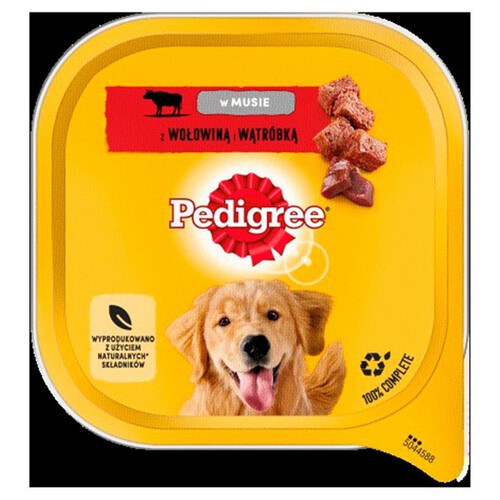 Karma mokra dla psów wołowina z wątróbką   Pedigree 300 g