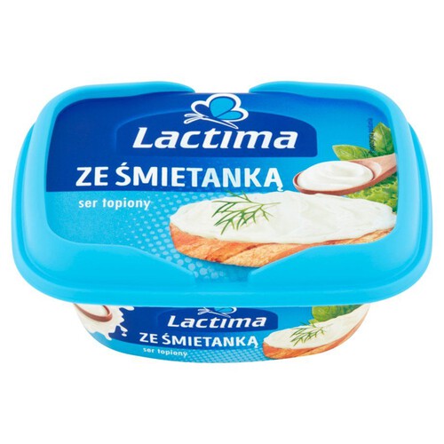 Ze Śmietanką ser topiony Lactima 130 g