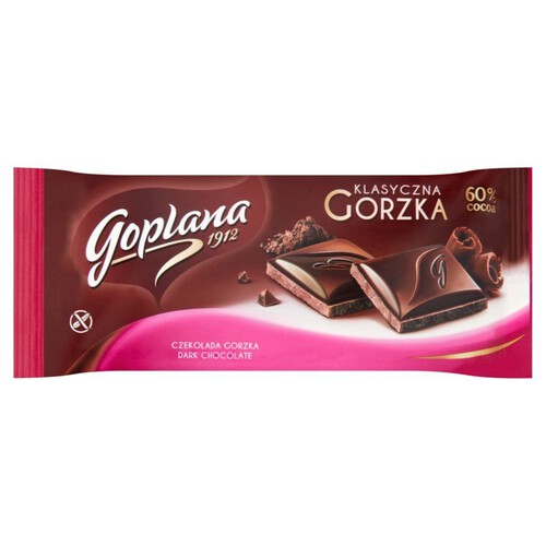 Czekolada gorzka klasyczna 60% Goplana 90 g