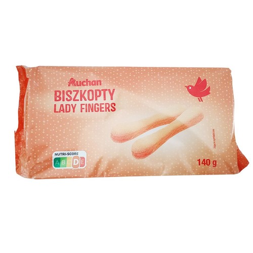 Biszkopty Lady Fingers Auchan 140 g