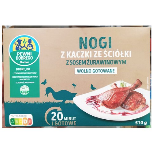 Noga z kaczki  do pieczenia Pewni Dobrego 510 g 