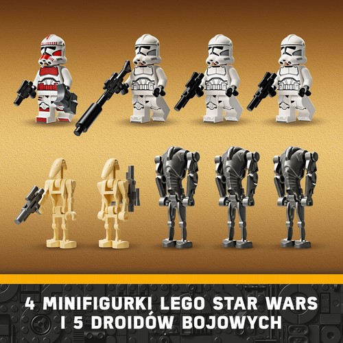 Star Wars Zestaw bitewny z żołnierzem armii klonów™ i droidem bojowym™ 75372 LEGO 1 sztuka
