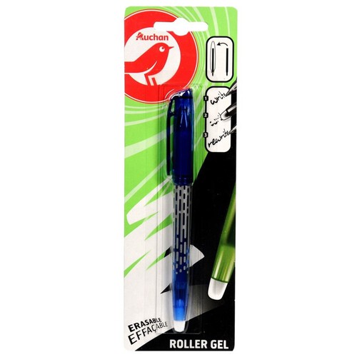 Długopis Roller gel zmazywalny niebieski M 0.7 mm Auchan 1 sztuka