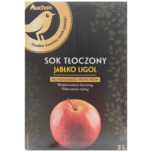 Sok NFC jabłko Ligol    Auchan 3 l