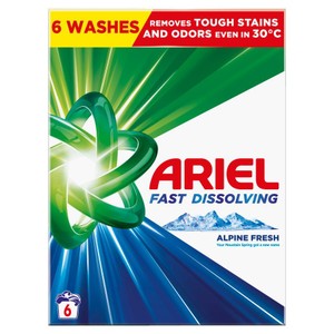 Proszek do prania Fast Dissolving Alpine Fresh 6 prań Ariel 330 g