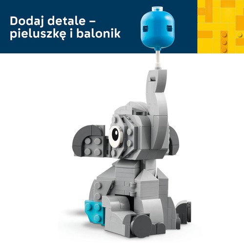Słoniątko na niebie 40814 LEGO 1 sztuka