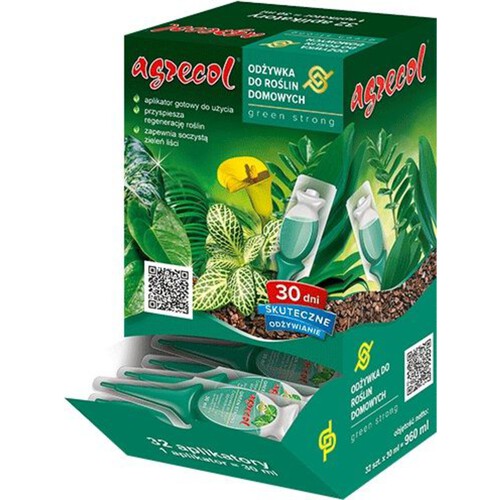 Odżywka do roślin domowych Green Strong 30ml Agrecol 300 ml