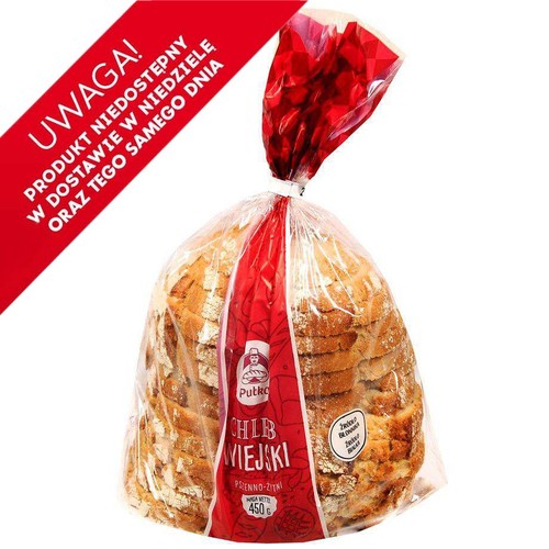 Chleb wiejski pszenno-żytni Putka 450 g