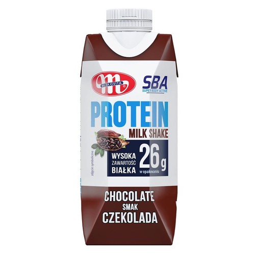 Milk Shake napój proteinowy o smaku czekoladowym Mlekovita 350 g