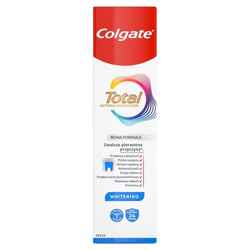 Total pasta do zębów totalne wybielanie z fluorem Colgate 75 ml