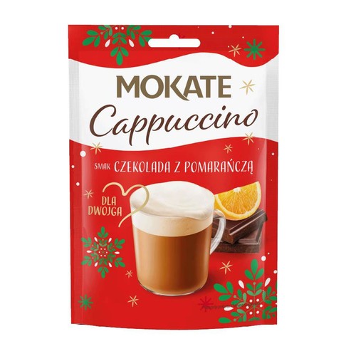 Cappuccino o smaku czekolady z pomarańczą Mokate 40 g