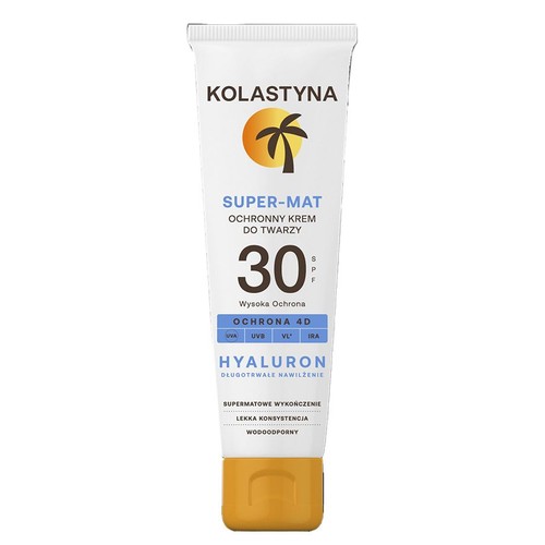 Krem ochronny do twarzy Super-mat SPF 30 Kolastyna 50 ml