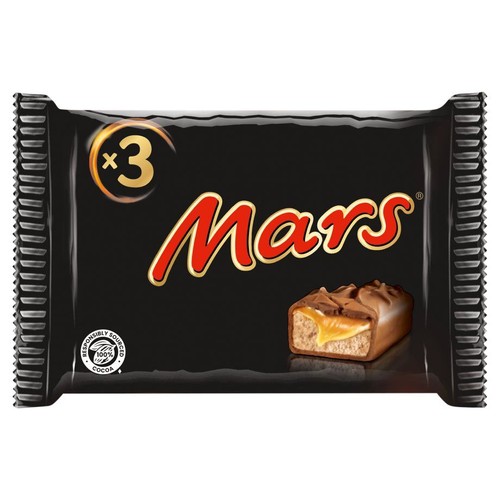 Baton z nadzieniem nugatowo karmelowym Mars 3 x 45 g