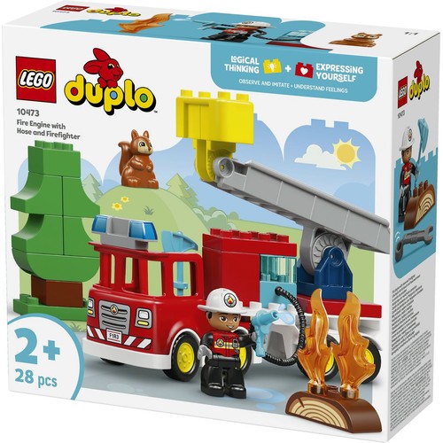 DUPLO® Moje miasteczko Wóz strażacki z wężem i strażakiem 10473 LEGO 1 sztuka
